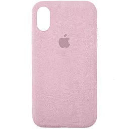 Чехол Epik ALCANTARA Case Full Apple iPhone X, iPhone XS Pink