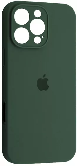 Чехол Silicone Case Full Camera для Apple iPhone 16 Pro Pine Green - фото 1