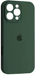 Чехол Silicone Case Full Camera для Apple iPhone 16 Pro Pine Green - фото Чехол Silicone Case Full Camera для Apple iPhone 16 Pro Pine Green