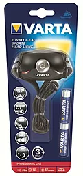 Фонарик Varta Sports Head Light LED 2AAA Black - фото Фонарик Varta Sports Head Light LED 2AAA Black