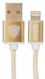 USB Кабель Inkax Lightning cable 2.1A 1.5m Gold (CK-04)