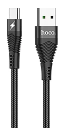 Кабель Hoco U53 Flash USB-A - Type-C 25w 5a 1.2м cable Black - фото Кабель Hoco U53 Flash USB-A - Type-C 25w 5a 1.2м cable Black