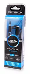 Аудио удлинитель Prolink mini Jack 3.5mm M/F 1.5 м black (PB106-0150) - миниатюра 3
