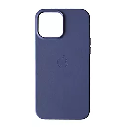 Чехол Apple Leather Case with MagSafe for iPhone 13 Pro Max Wisteria