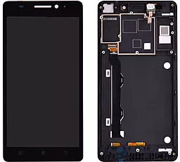 Дисплей Lenovo A7000 Plus, A7000 Turbo, K3 Note (K50a40, K50-t5, K50-t3s) с тачскрином и рамкой, Black - фото Дисплей Lenovo A7000 Plus, A7000 Turbo, K3 Note (K50a40, K50-t5, K50-t3s) с тачскрином и рамкой, Black