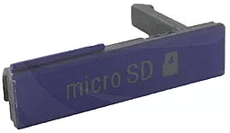 Заглушка разъема карты памяти Sony D2302 Xperia M2 Dual Purple