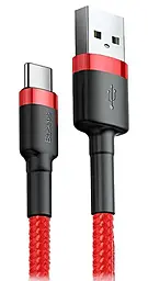 Кабель Baseus Cafule USB-A - Type-C 15w 3a 0.5м cable Red (CATKLF-A09) - миниатюра 6 Кабель Baseus Cafule USB-A - Type-C 15w 3a 0.5м cable Red (CATKLF-A09) - миниатюра 6