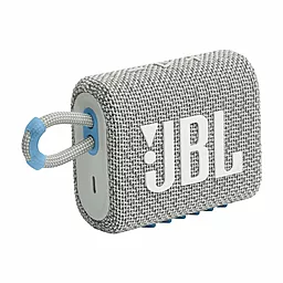 Колонки акустические JBL Go 3 Eco White (JBLGO3ECOWHT) - фото Колонки акустические JBL Go 3 Eco White (JBLGO3ECOWHT)
