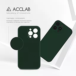 Чехол ACCLAB SoftShell для Apple iPhone 14 Pro Max Dark Green - миниатюра 5