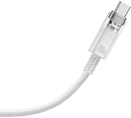 Кабель Baseus Smart Temperature Control USB-A - Type-C 100w 5a 2м cable White (CATS010502) - миниатюра 3 Кабель Baseus Smart Temperature Control USB-A - Type-C 100w 5a 2м cable White (CATS010502) - миниатюра 3