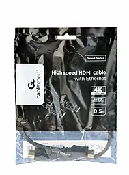 Видеокабель Cablexpert HDMI v.1.4 0.5m (CC-HDMI4L-0.5M) - миниатюра 3