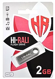Флешка Hi-Rali Shuttle Series 2GB USB 2.0 (HI-2GBSHBK) Black