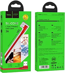 Кабель Hoco U83 Puissant Silicone USB-A - Type-C 15w 3a 1м cable Red - мініатюра 5 Кабель Hoco U83 Puissant Silicone USB-A - Type-C 15w 3a 1м cable Red - мініатюра 5
