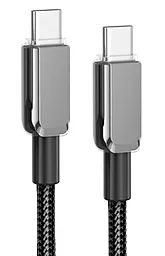 Кабель XO NB-Q250B USB Type-C - Type-C 60w 3a 1м PD cable Black