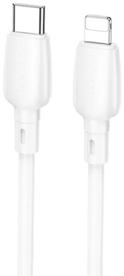 Кабель Borofone BX93 USB Type-C - Lightning 20w 3a 1м PD сable White - фото 1