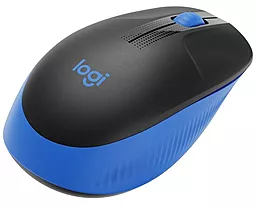 Комп'ютерна мишка Logitech M190 Wireless (910-005907) Blue - фото Комп'ютерна мишка Logitech M190 Wireless (910-005907) Blue
