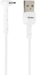 Кабель Gelius Pro Angle USB-A - micro USB 12w 2.4a 1м cable White - миниатюра 2 Кабель Gelius Pro Angle USB-A - micro USB 12w 2.4a 1м cable White - миниатюра 2