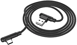 Кабель Hoco X46 Soft Silicone USB-A - Type-C 12w 2.4a 1м cable Black - фото Кабель Hoco X46 Soft Silicone USB-A - Type-C 12w 2.4a 1м cable Black