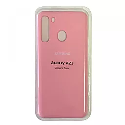 Чохол Epik Silicone Case Full для Samsung Galaxy A21 A215 (2020) Light pink