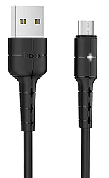 Кабель Hoco X30 Star USB-A - micro USB 10w 1.2м cable Black - фото Кабель Hoco X30 Star USB-A - micro USB 10w 1.2м cable Black