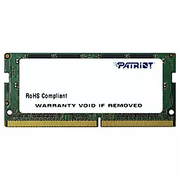 Оперативная память для ноутбука Patriot SoDIMM DDR4 4GB 2400 MHz (PSD44G240081S)