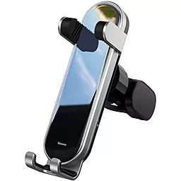 Тримач з автозатисканням Baseus Penguin Gravity Silver (SUYL-QE0S) - фото Тримач з автозатисканням Baseus Penguin Gravity Silver (SUYL-QE0S)