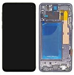 Дисплей Samsung Galaxy S10e G970 с тачскрином и рамкой, оригинал, Black - фото Дисплей Samsung Galaxy S10e G970 с тачскрином и рамкой, оригинал, Black