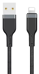 USB Кабель WIWU Platinum PT01 2.4A 1.2M Lightning Cable Black