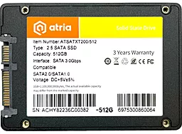 Накопичувач SSD ATRIA XT200 512GB 2.5" SATA (ATSATXT200/512)