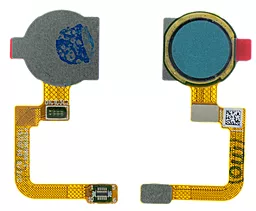 Шлейф Realme C21Y / C25Y со сканером отпечатка пальца Blue