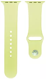 Ремешок Silicone Band S для Apple Watch 42mm/44mm/45mm/49mm Melow Yellow
