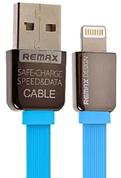Кабель Remax Kingkong USB-A - Lightning 12w 2.4a 1м cable Blue (RC-015i) - фото Кабель Remax Kingkong USB-A - Lightning 12w 2.4a 1м cable Blue (RC-015i)