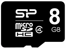 Карта пам'яті Silicon Power microSDHC 8GB Class 4 (SP008GBSTH004V10)