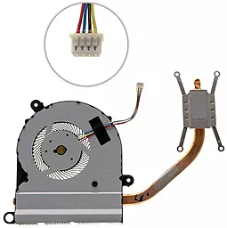 Вентилятор (кулер) для ноутбука Asus ZenBook UX310UA, UX410UA (13NB0CJ0AM0101) с радиатором Original - фото Вентилятор (кулер) для ноутбука Asus ZenBook UX310UA, UX410UA (13NB0CJ0AM0101) с радиатором Original