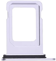 Держатель (лоток) Сим карты Apple iPhone 14 / iPhone 14 Plus Single SIM Purple