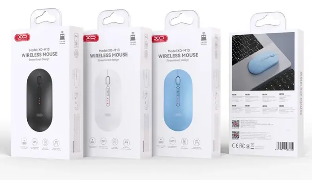 Комп'ютерна мишка XO M13 Tri-mode Bluetooth Wireless Silent Mouse Black - фото 5