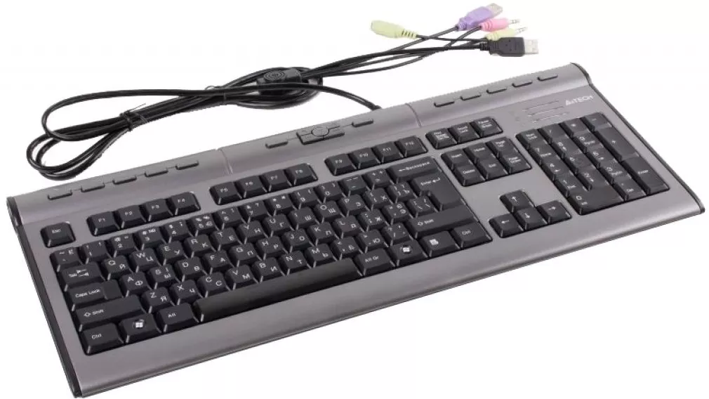 Клавиатура A4Tech KL-7MUU-R Silver/Grey - фото 2