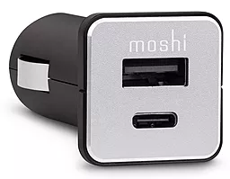 Автомобільний зарядний пристрій з швидкою зарядкою Moshi QuikDuo Car Charger USB-C PD/QC Black