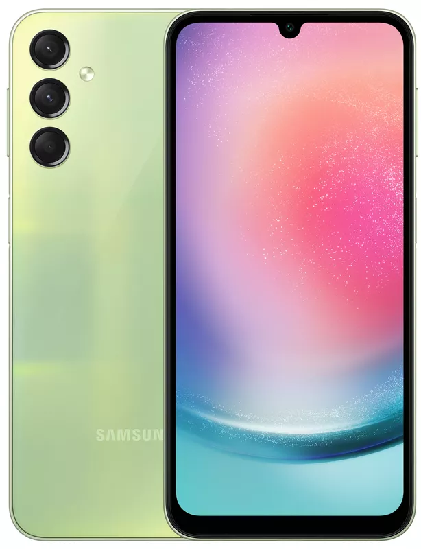 Смартфон Samsung Galaxy A24 6/128Gb Light Green (SM-A245FLGVSEK) - фото 1