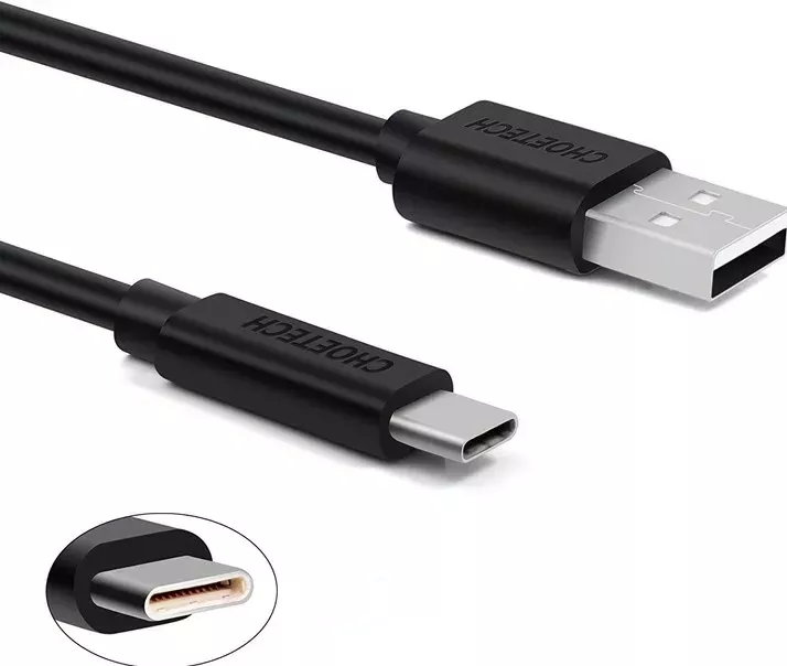 Кабель Choetech USB-A - Type-C 12w 2.4a 3м cable Black (AC0004) - фото 3