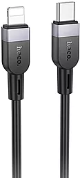 Кабель Hoco X109 Energy USB Type-C - Lightning 27w 3a 2м PD сable Black - фото Кабель Hoco X109 Energy USB Type-C - Lightning 27w 3a 2м PD сable Black