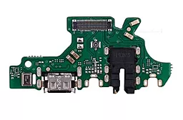 Нижняя плата Huawei P30 Lite / Nova 4e / P30 Lite New Edition с разъемом зарядки, наушников и микрофоном - фото Нижняя плата Huawei P30 Lite / Nova 4e / P30 Lite New Edition с разъемом зарядки, наушников и микрофоном