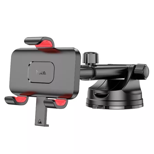 Тримач Hoco H22 Dragon automatic clamping car holder (center console) Black - фото 3