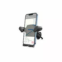 Тримач Borofone BH86 Crystal ice car holder(air outlet) Black - мініатюра 3 Тримач Borofone BH86 Crystal ice car holder(air outlet) Black - мініатюра 3