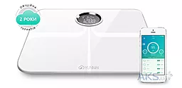 Весы напольные электронные Yunmai Premium Smart Scale White (M1301-WH)