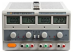 Лабораторний блок живлення Masteram MR3005D-3 30V 5A регульований - фото Лабораторний блок живлення Masteram MR3005D-3 30V 5A регульований