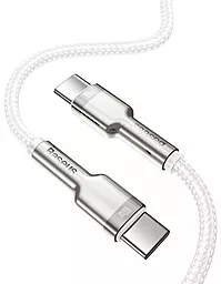 Кабель Baseus Cafule USB Type-C - Type-C 100w 5a 1м PD cable White (CATJK-C02) - мініатюра 2 Кабель Baseus Cafule USB Type-C - Type-C 100w 5a 1м PD cable White (CATJK-C02) - мініатюра 2