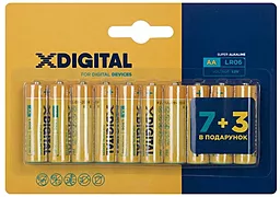Батарейки X-digital AA/LR06 BL 10шт 1.5 V