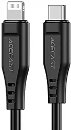 Кабель USB PD AceFast C3-01 30W 3A 1.2M USB Type-C - Lightning Cable Black