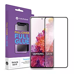 Защитное стекло MAKE Full Cover Full Glue Samsung G780 Galaxy S20 FE Black (MGFSS20FE)